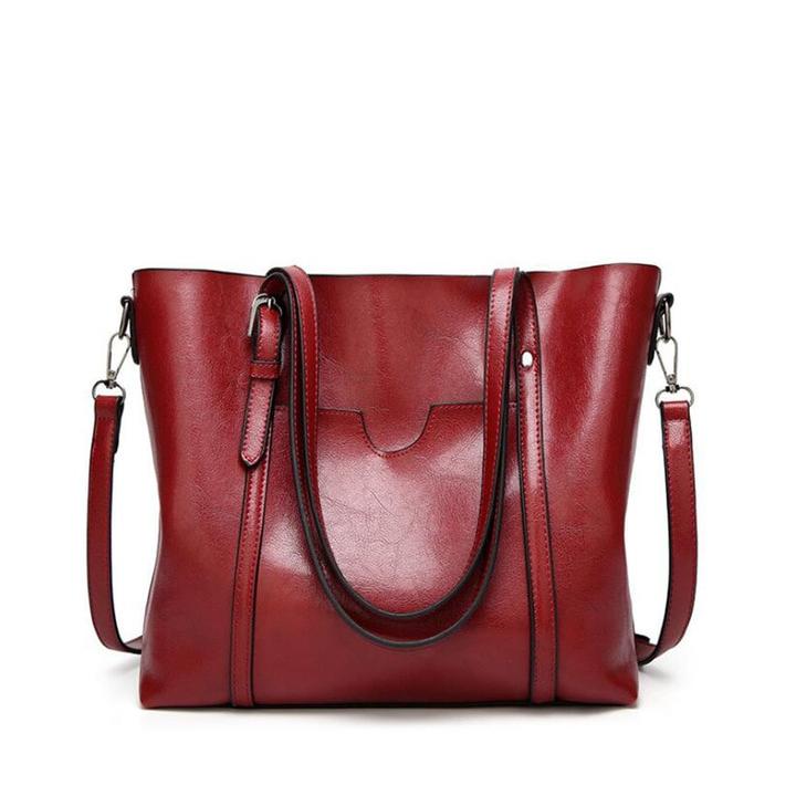 Grace's Leather Business Tote Bag