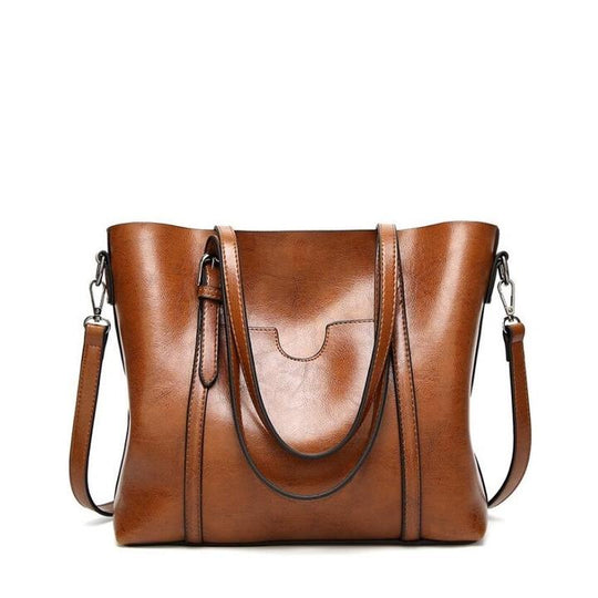 Grace's Leather Business Tote Bag