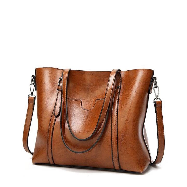 Grace's Leather Business Tote Bag