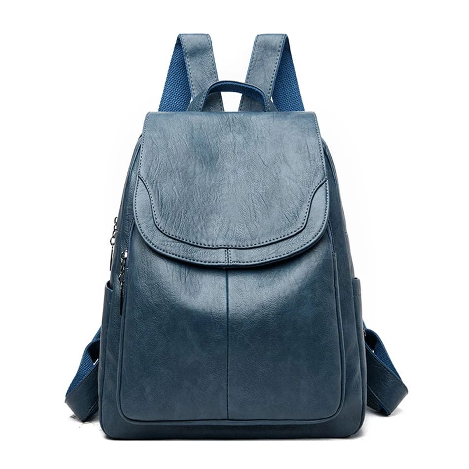 Eda's Secure | Leather Backpack