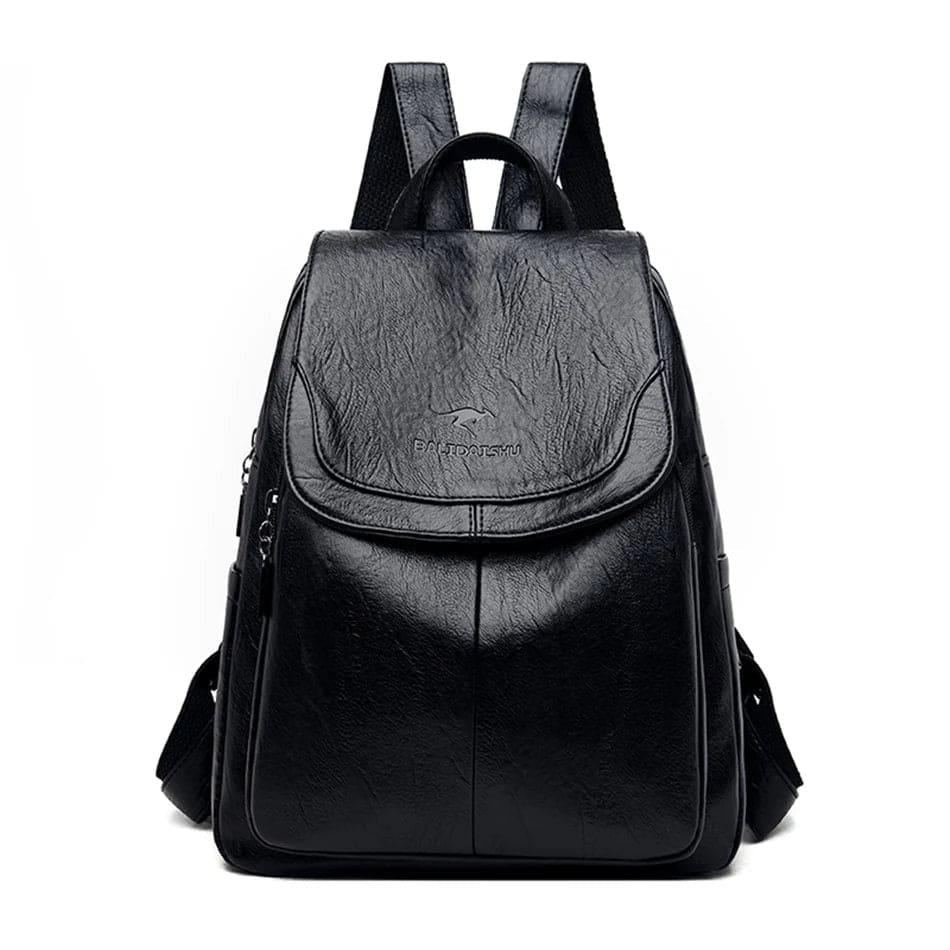 Eda's Secure | Leather Backpack