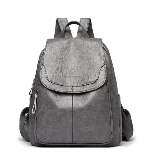 Eda's Secure | Leather Backpack