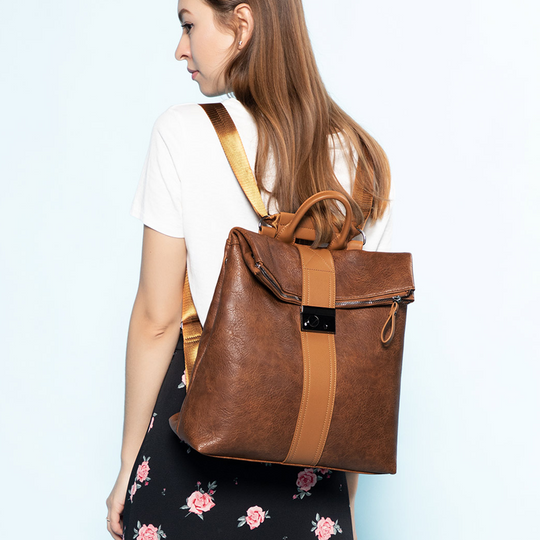 Unique Leather Backpack - Grace’s Style