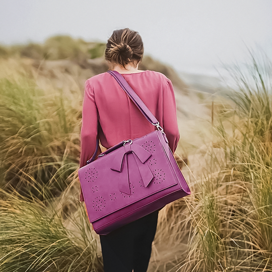 Mei Lin’s Elegant Bow-Tie Satchel