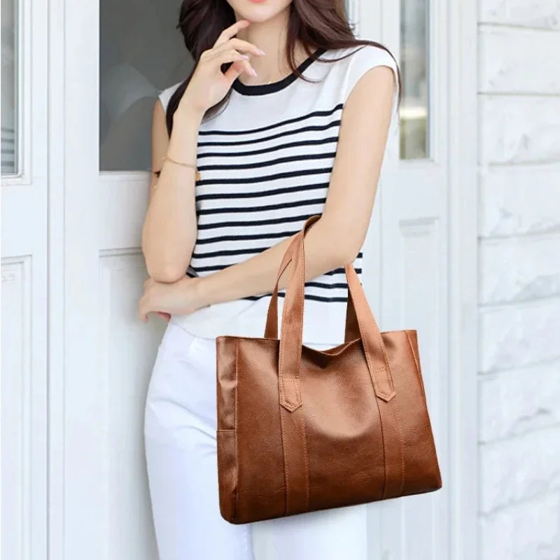 Mei Lin’s Minimalist Luxe | Soft Leather Shoulder Bag