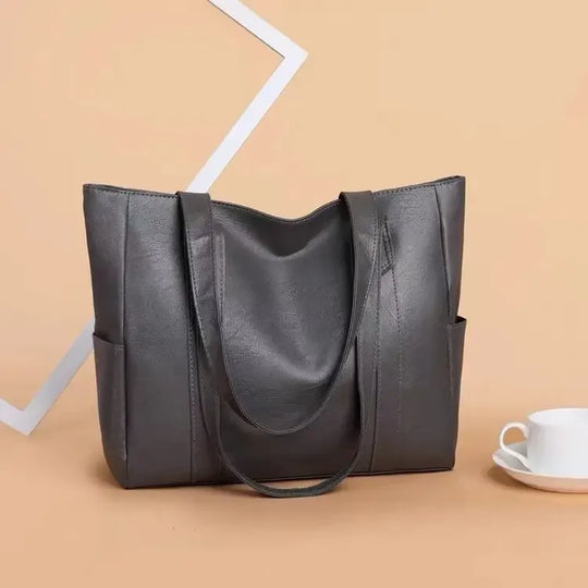 Mei Lin’s Minimalist Luxe | Soft Leather Shoulder Bag