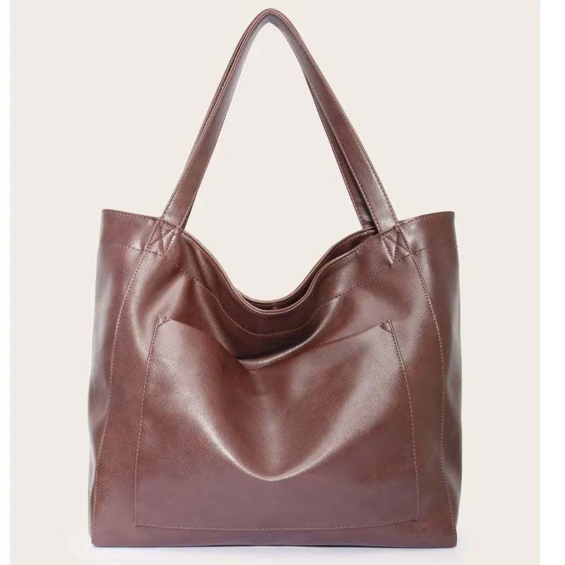 Mei Lin's Luxe Grandeur | Soft Leather Shoulder Bag