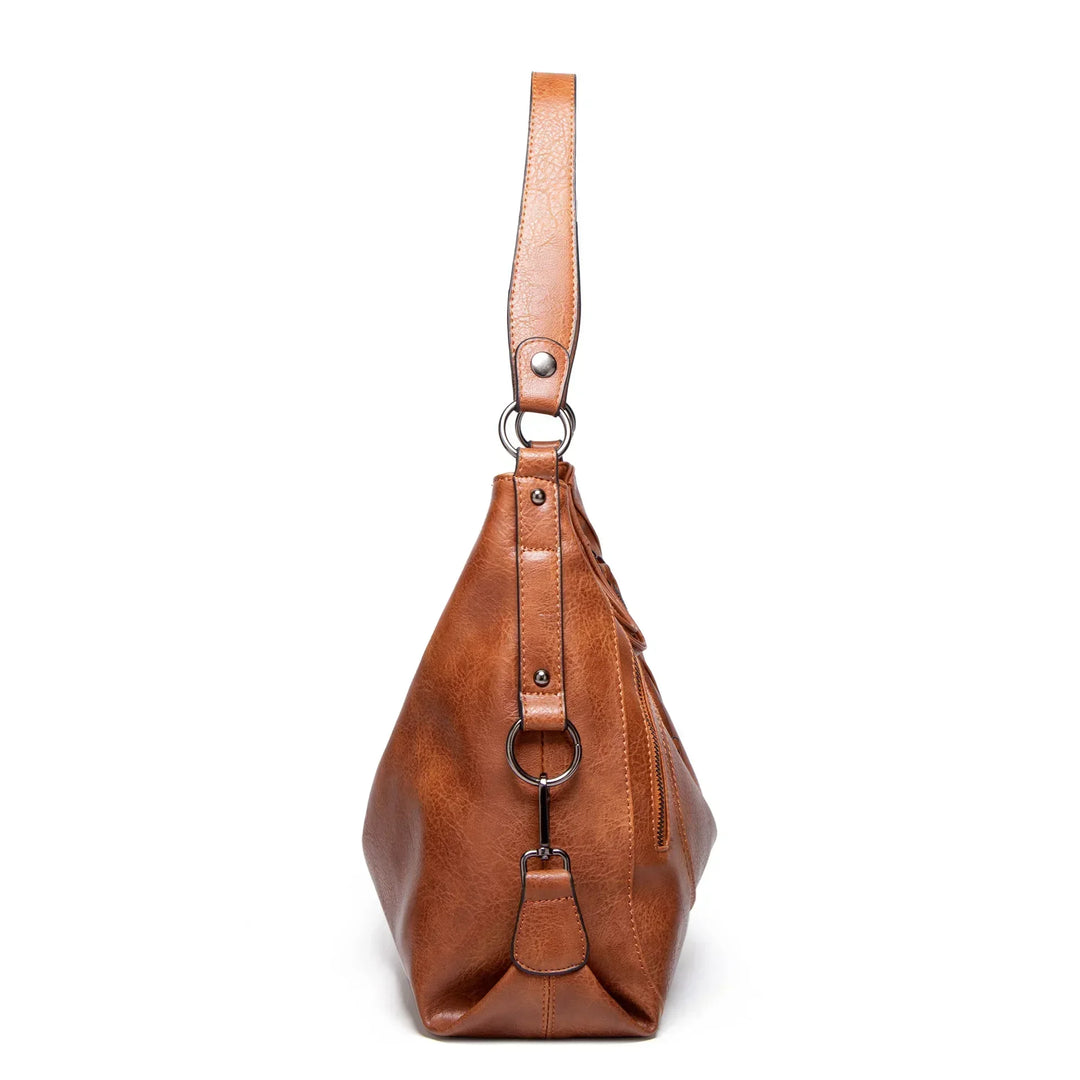 Priscilla’s Vintage Charm | Leather Bag