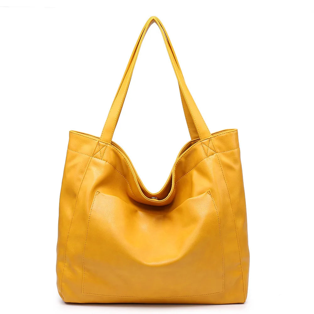 Mei Lin's Luxe Grandeur | Soft Leather Shoulder Bag