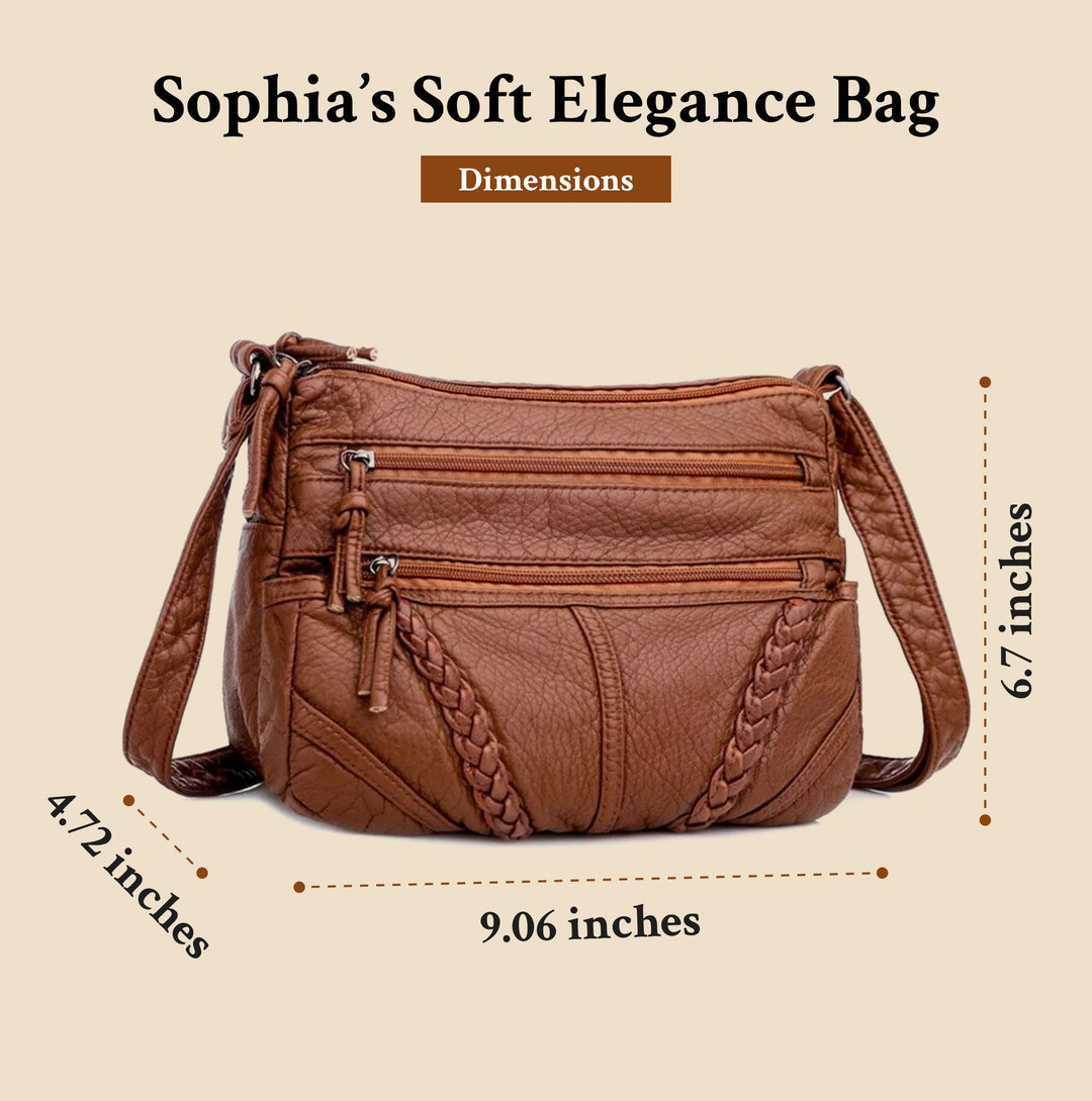 Sophia’s Soft Elegance | Leather Bag