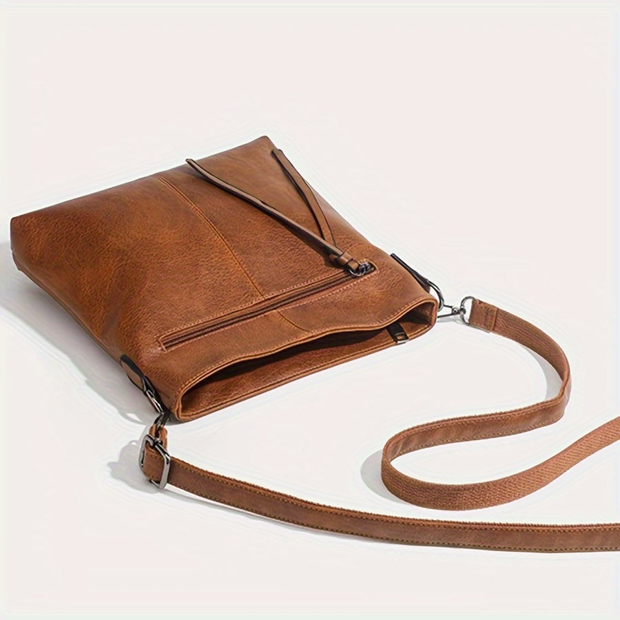 Lena Retro Square Crossbody Bag